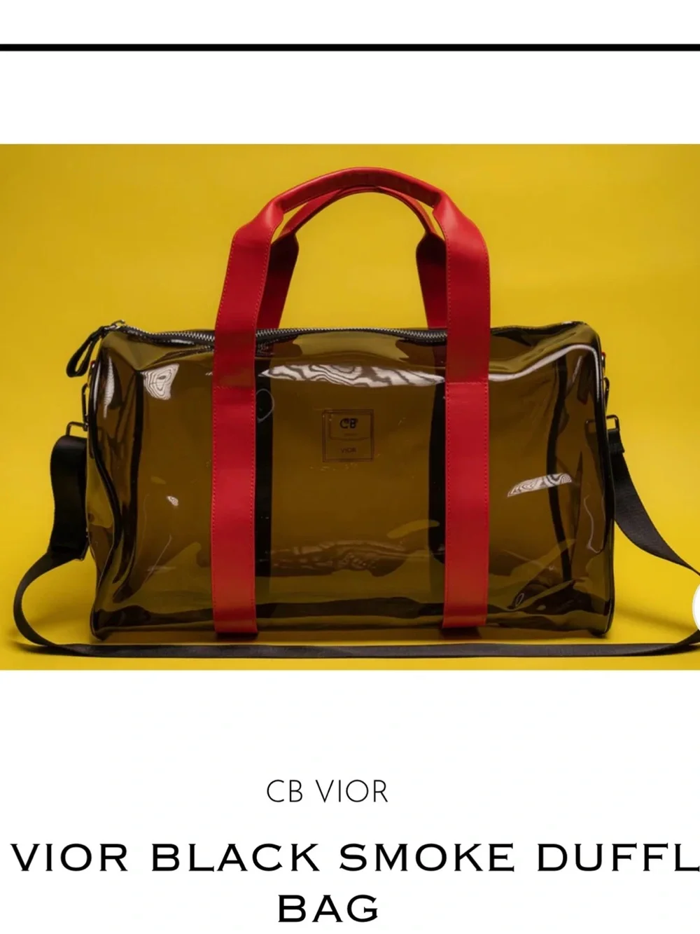 New CB Vior smoke duffle bag